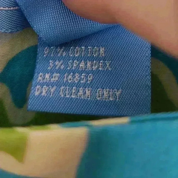 J. McLaughlin Aqua Tropical Sophia Catalina Sleeveless Sheath Dress Size 12 - Picture 4 of 4